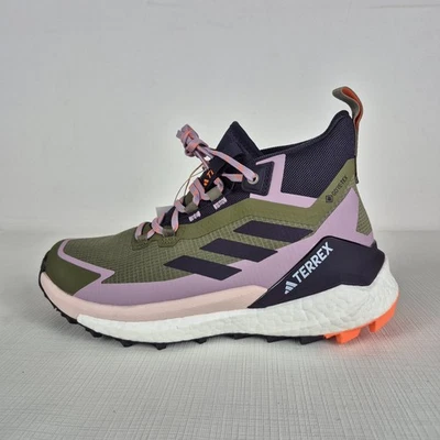 Women's 8.5 Adidas Terrex Free Hiker 2.0 GORE-TEX Olive Green Black GTX IH3531 - Image 1 of 4