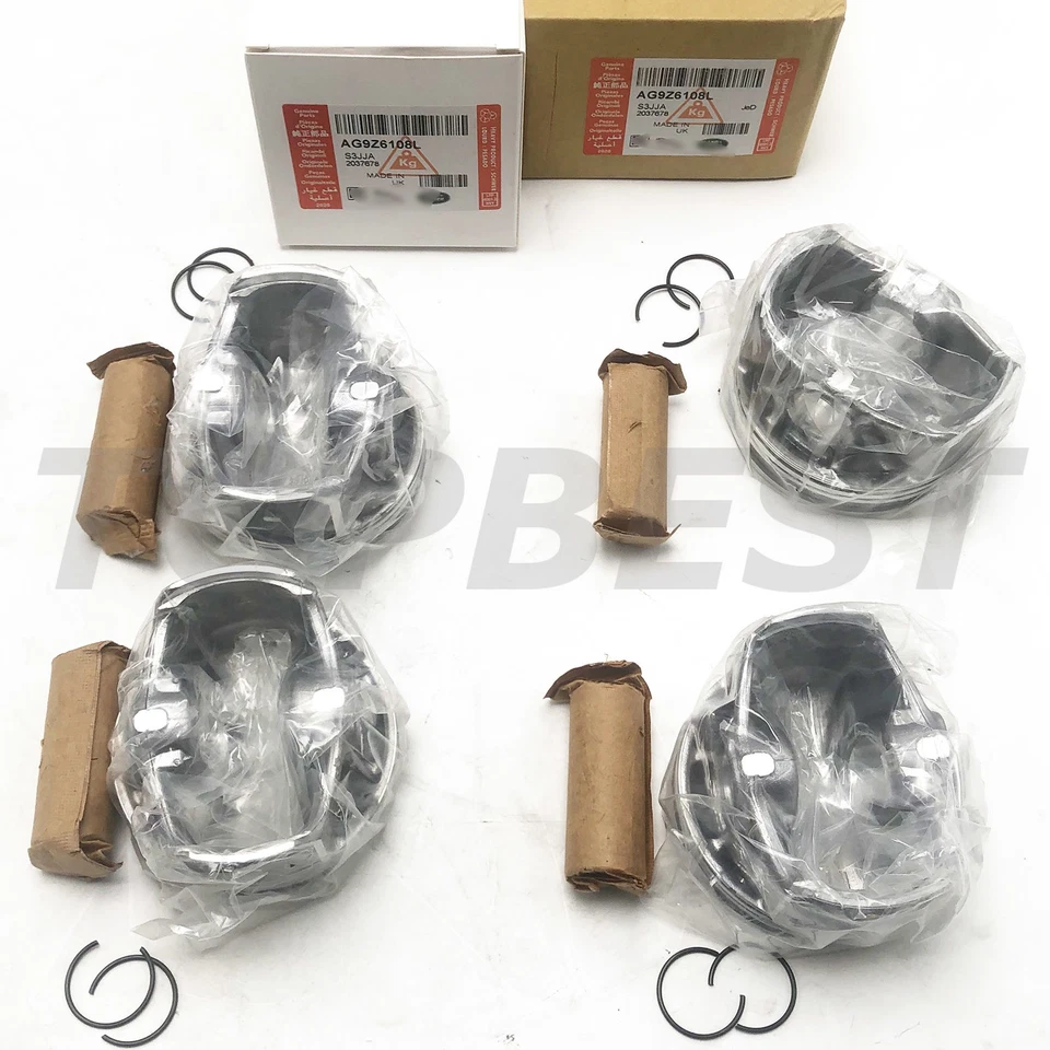 4 X KIT DE PISTONES Y ANILLOS AG9Z6108L para LAND ROVER DISCOVERY RANGE ROVER FORD 2.0T Foto 1 de 4