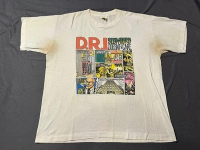 Camiseta De Colección DRI Slumlord 1988 Tour 2 Caras Fechas Thrash Metal Crossover Hecha en EE. UU. Foto 1 de 4