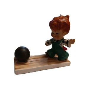 Goebel Hummel W. Germany Porcelain Figurine BYJ 1 Red Head Boy "Strike" 1957 - Picture 1 of 9