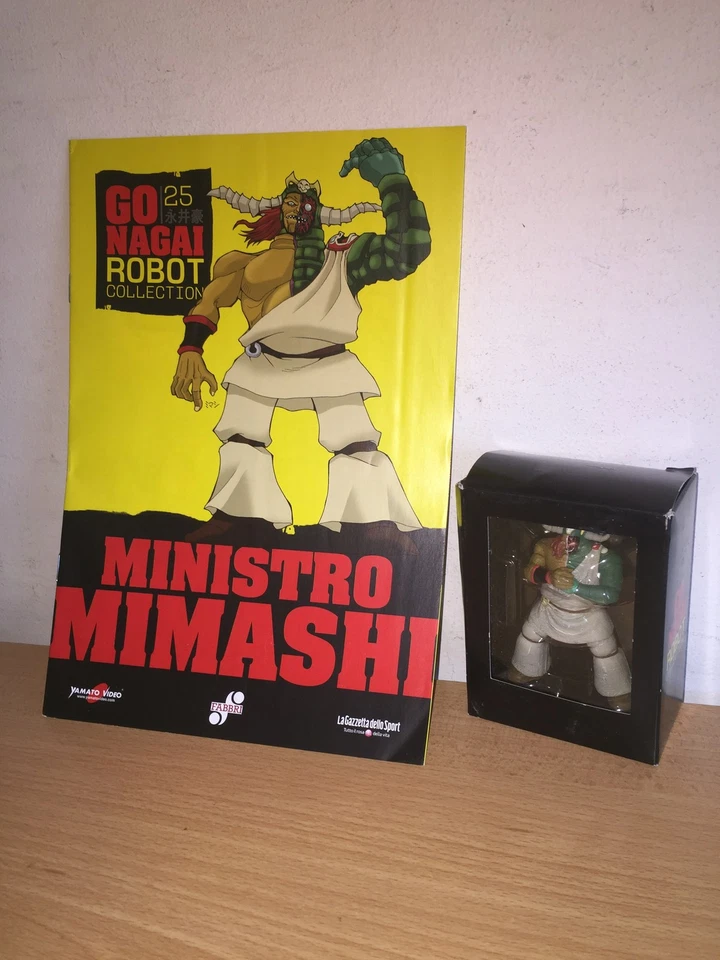 Go Nagai Robot Collection N. 25 Jeeg MINISTRO MIMASHI MIB + Fascicolo - Immagine 1 di 1