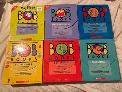 Bob's Books Lot Of 6 Set 1, Set 2, Set 3,. Set 6, Sight Words and Pre Reader - Image 1 of 2