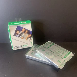Fujifilm - INSTAX WIDE Instant Film Twin Pack - White- exp. date 10/2025 - Picture 1 of 8