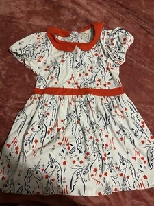 Mini Rodini Girls Unicorn Dress 9-11 Yr - Picture 1 of 7