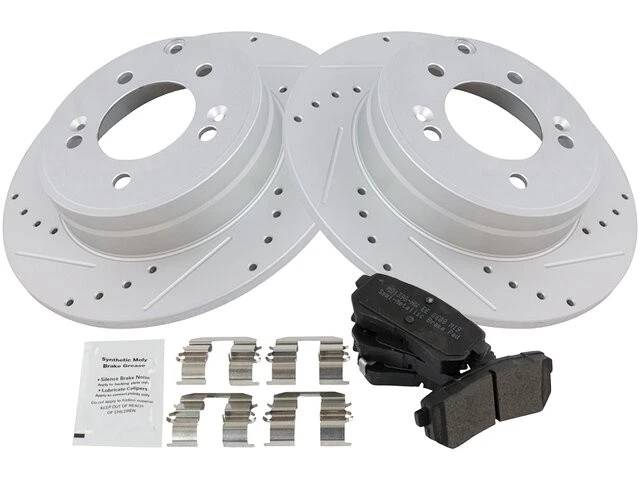 Kit de pastillas de freno trasero y rotor para Kia Cadenza 2015 SP491GQ 2014-2016 Foto 1 de 1