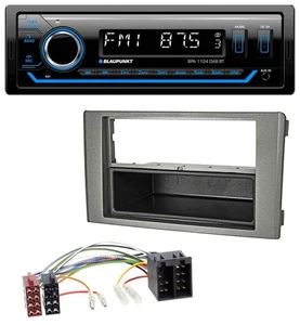 Blaupunkt Bluetooth USB DAB MP3 Autoradio für Iveco Daily (06-14) dunkelgrau - Bild 1 von 8