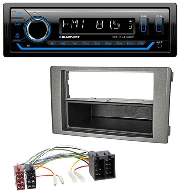 Blaupunkt Bluetooth USB DAB MP3 Autoradio für Iveco Daily (06-14) dunkelgrau - Bild 1 von 4
