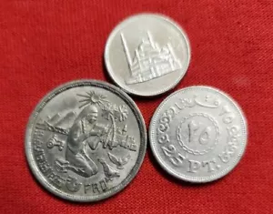 Wholesale Lot 3 Egyptian coins Free shipping M9 - Picture 1 of 6