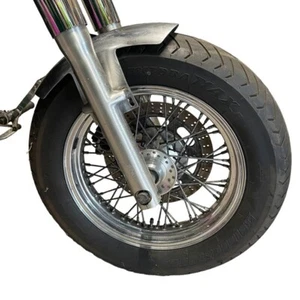 Frontfender kurz Stahl mit Halterung für XVS Classic 650 1100 Bobber Custombike - Bild 1 von 6