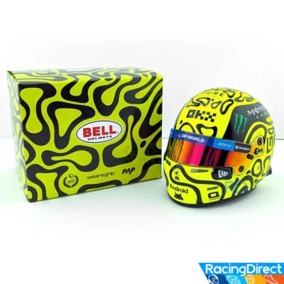 2024 Lando Norris McLaren Mini Helmet - 1:2 Scale Bell F1 Helmet - Model 4100306 - Image 1 of 4