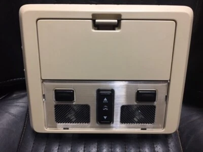2007 Ford Freestyle Overhead Console Map Dome Light Lamp Assembly Tan OEM ~ B62 - Image 1 of 4