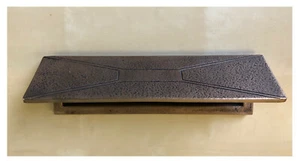 Bronze Einwurfklappe Briefklappe Briefschlitz Briefeinwurf 260x70x16 mm 1,12 kg - Imagen 1 de 5