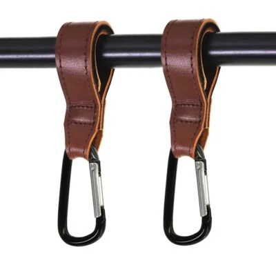 2er Set Kinderwagen Haken Karabinerhaken für Wickeltasche Wickelrucksack Beutel