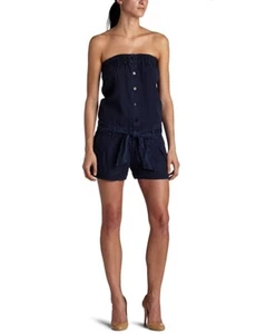 TUTA PAGLIACCETTO JEANS RICH & SKINNY NUOVA CON ETICHETTE TAGLIA M NORDSTROM $176 - Foto 1 di 10