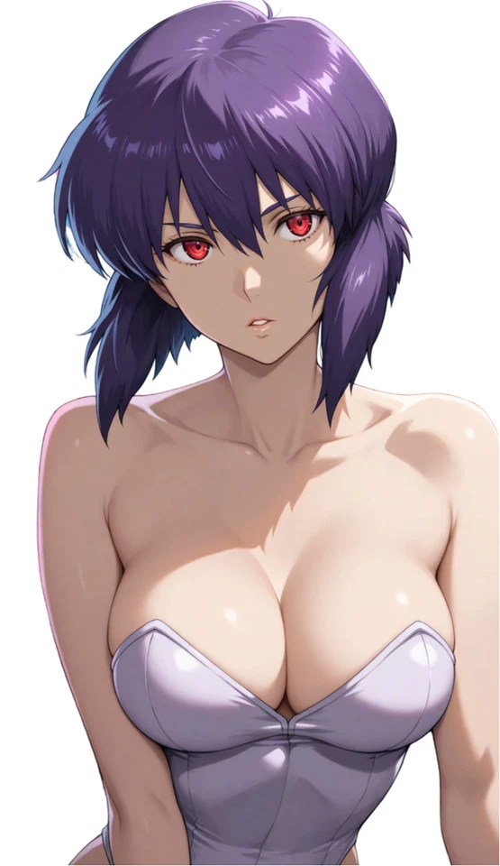 Motoko Kusanagi Ghost in a Shell Waifu Weatherproof Anime Sticker 6" Car Decal - Image 1 of 1