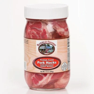 Backroad Country Fully Cooked Boneless Pickled Cured Pork Hocks, 12 oz Jar - Image 1 of 4
