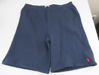 Polo Ralph Lauren Fleece Boys Shorts Pockets Navy Blue Sweat Size XL (18-20) NWT