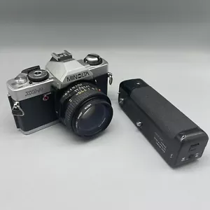 Minolta XG-A 35 mm Camera with 50mm lens and Film Rewinder - Picture 1 of 12