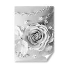 A2 - BW - Traditional Wedding Cake Roses Poster 42X59.4cm280gsm #35118