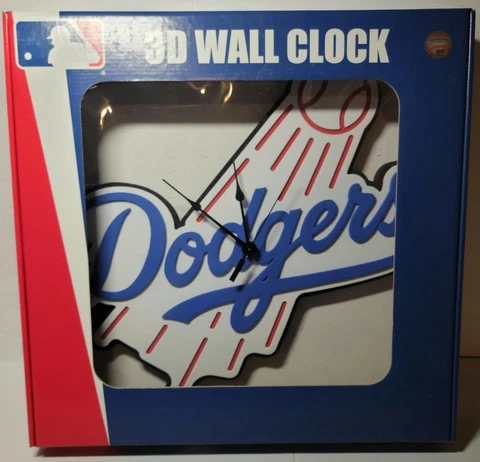 LOS ANGELES DODGERS HIGH QUALITY 3D FOAM CLOCK POPULAR DESIGN Cover