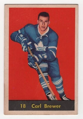 CARL BREWER 1960-61 PARKHURST 60-61 NO 18  VG+   94183 - Image 1 of 2