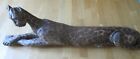 Hand Carved Wood Cheetah 50" Long (127Cm)