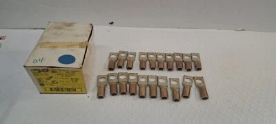 LOT OF 20  PUC BLU-2S2 COPPER PENN-UNION CRIMPS 3/8" BROWN - Image 1 of 4