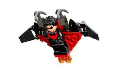 LEGO Nightwing Glider Jetpack minifigure 76011 Super Heroes DC NEW D13 - Image 1 of 4