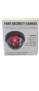 Dummy Fake Security CCTV Dome Camera/Flashing LED Lights (Includes Batteries) - Picture 1 of 4
