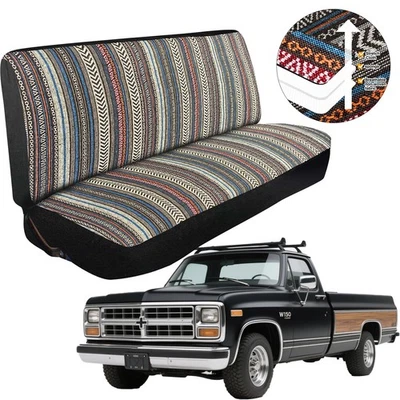Truck Pickup SUV Car Saddle Blanket Bench Seat Cover For Chevrolet 1950's-2004 - Imagem 1 de 4
