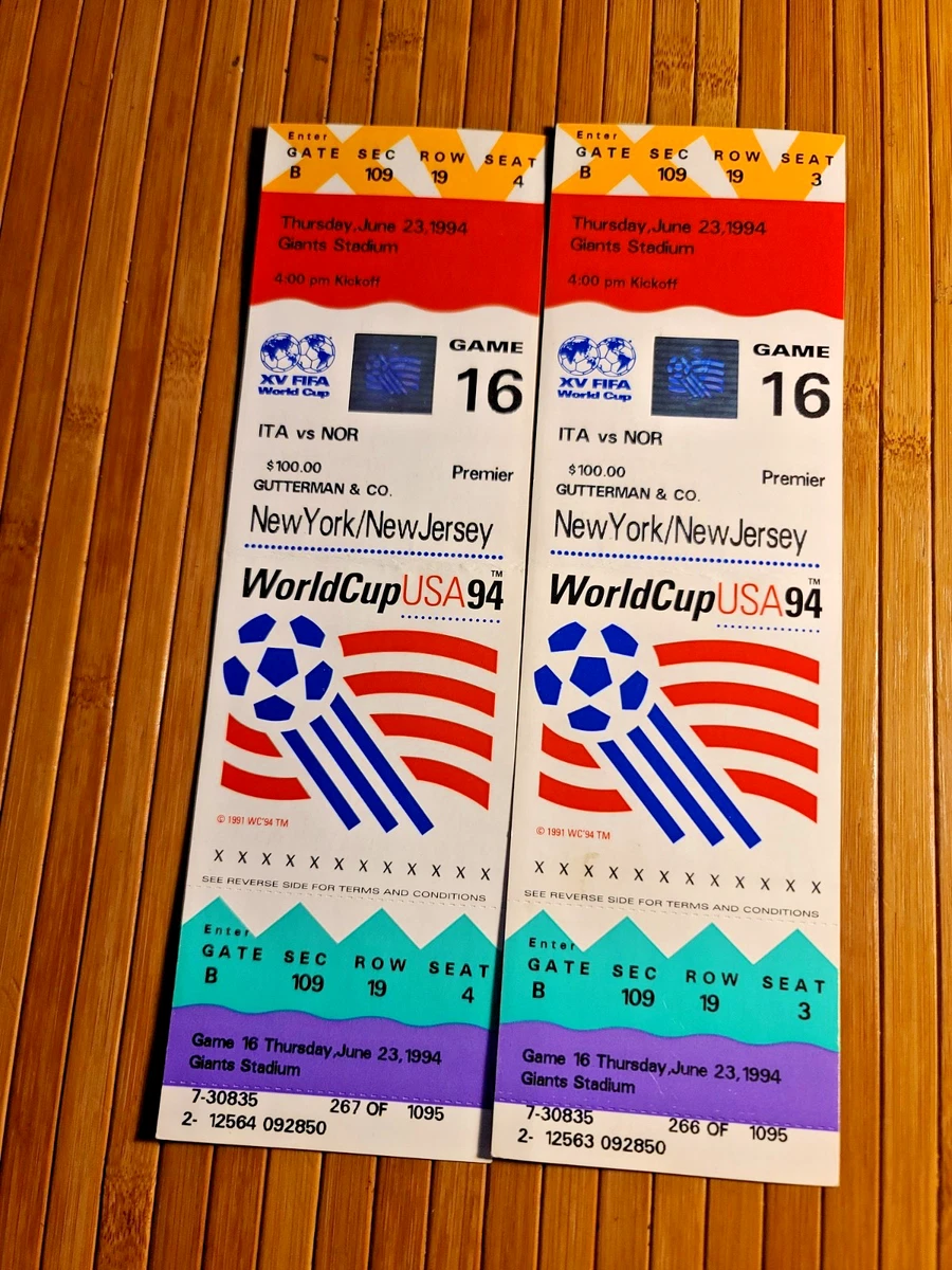 Soccer 1994 Vintage Sports Memorabilia for sale | eBay