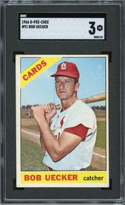 1966 O-Pee-Chee OPC Bob Uecker #91 (CARDINALS) SGC 3 - Picture 1 of 2
