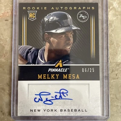 2013 Panini Pinnacle -Rookie Autographs Melky Mesa #MY Artist Proof /25 (AU, RC) - Image 1 of 2