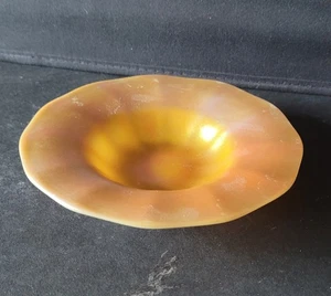 Steuben oro Aurene calcita arte vidrio cuenco/plato poco profundo - Imagen 1 de 7