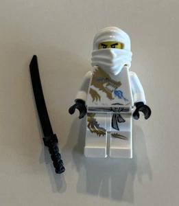 LEGO Zane DX Minifigure White Ninja Dragon Suit Ninjago 2260 / 2171 - Picture 1 of 4