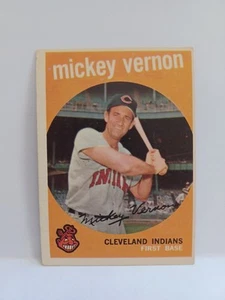 1959 Topps Set-Break #115 Mickey Vernon - Imagen 1 de 2