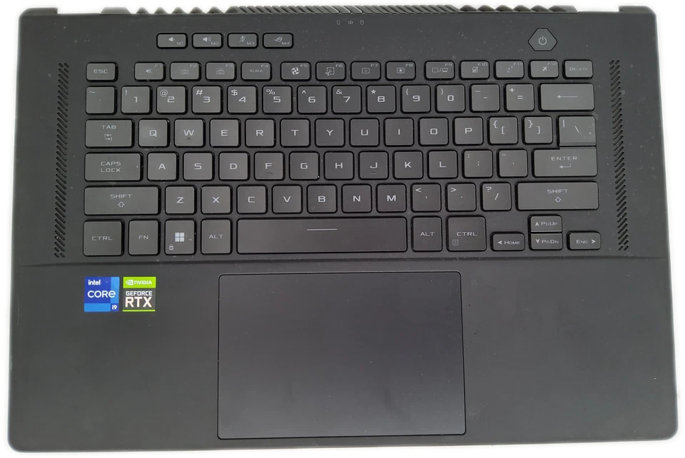 Conjunto de teclado retroiluminado con reposamanos ASUS ROG M16 GU603ZW Foto 1 de 2