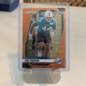 2024 Panini Prizm #319 Chop Robinson RC Orange Lazer Prizm Miami Dolphins - Picture 1 of 6
