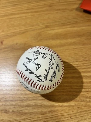 Baseball Detroit Tigers Signed Stamped Alan Trammell Milt Wilcox Collector Ball - Image 1 of 4