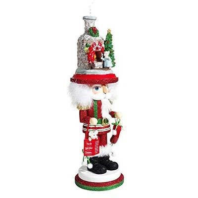 Hollywood Stockings On Fireplace Nutcracker HA0467 17.5 Inch New - Image 1 of 4