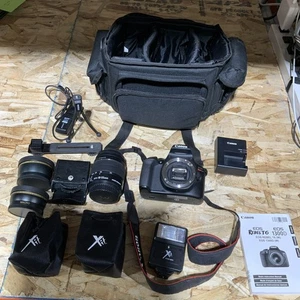 CANON EOS REBEL T6 CAMERA BUNDLE W/ACCESSORIES - Picture 1 of 9