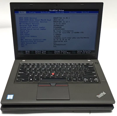 Lot of 2 Lenovo TP T460 i7-6600u VPro 16GB RAM No HDD/OS/Ext. Battery WC289*! - Image 1 of 4