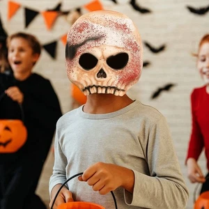 Creativity Masquerade Party Mask Funny Bloody Skull Mask Male Female - Picture 1 of 14