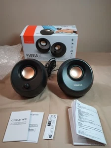Creative Pebble V3 Minimalistic 2.0 USB-C Desktop Speakers - Photo 1/11