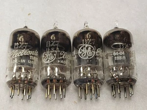 New Quad of GE 6BZ7 - Nice! - Picture 1 of 6