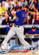 2018 Topps #92 Charlie Blackmon Rockies