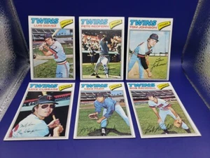 1977 Topps Baseball Minnesota Twins ~6~ Cards EX-MT Condition - Picture 1 of 7
