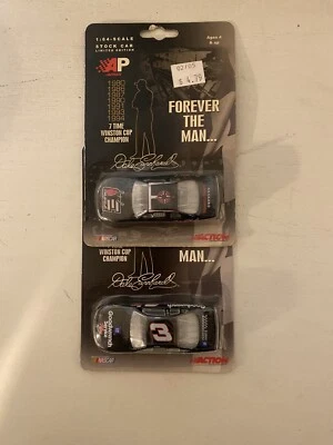 Lote X2 NUEVO Dale Earnhardt #3 FOREVER THE MAN 2002 ACCIÓN 1/64 DIECAST STOCK CA Foto 1 de 2