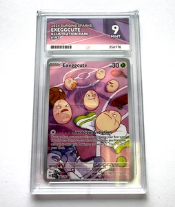 Exeggcute Illustration Rare 2024 Surging Sparks #192 ACE 9 w/ Special ACE Label - Picture 1 of 2