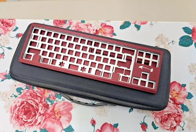 Cannon Keys - Crin FRL TKL KB | Wine WKL with Flower Engraving and Extra PCB - Image 1 of 3